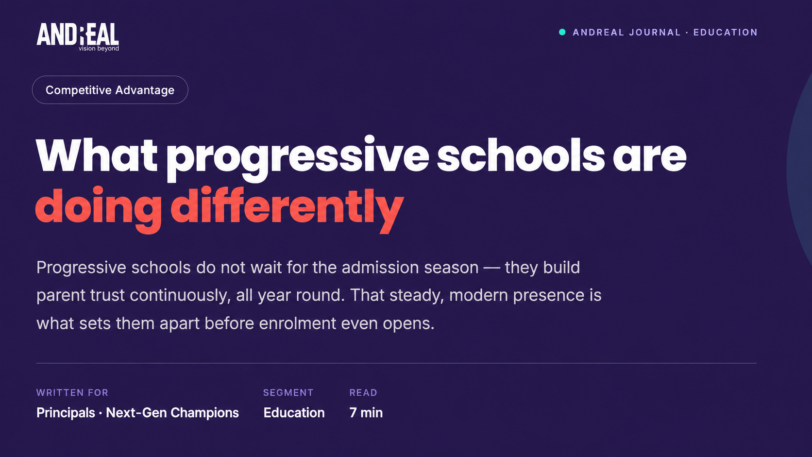 What progressive schools are doing differently