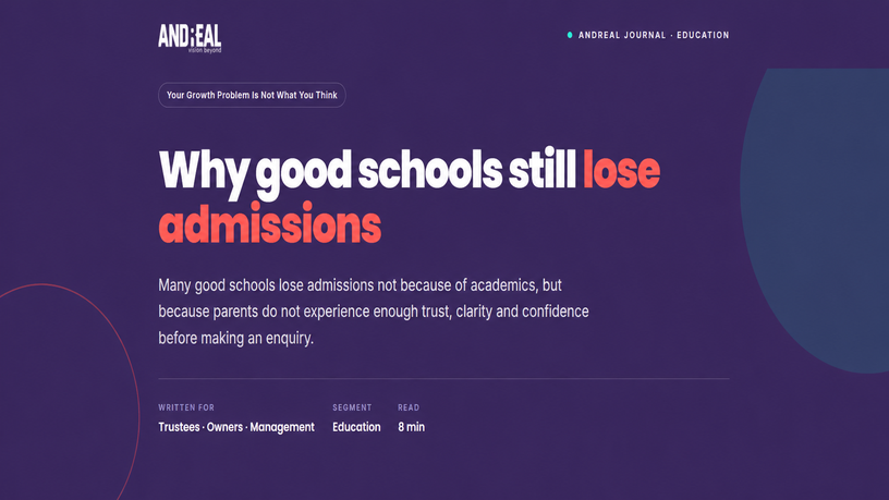 Why good schools still lose admissions